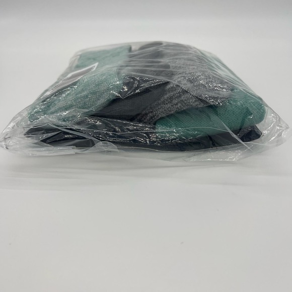 TOMMIE COPPER Compression Over-the-Calf Socks Gray-Jade Green 4 -Pack Size Small - Picture 3 of 5